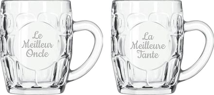 Bierpul gegraveerd - 55cl - Le Meilleur Oncle & La Meilleure Tante