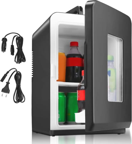 Draagbare mini-koelkast 15L - Multifunctionele koel- en verwarmingsbox voor auto, camping en kantoor