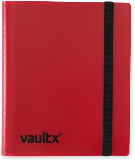 Vault X 4-Pocket Strap Binder - Verzamelmap - 160 Kaarten/Rood