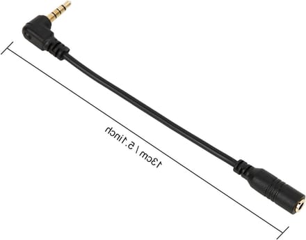 3.5mm TRS naar TRRS Adapterkabel voor Hoofdtelefoon - Connector voor Audioapparatuur en Geluidsystemen
