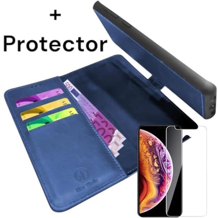 Rico Vitello 2-in-1 magnetische cases Geschikt voor Apple iPhone 7/8 plus + gratis screenprotector Blauw