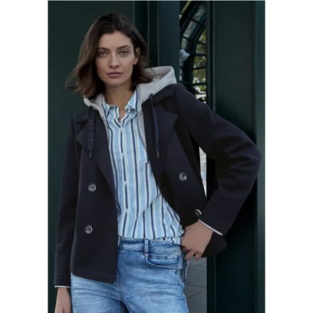 Korte scuba trenchcoat
