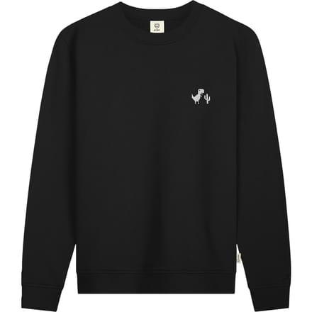 A-DAM Sweatshirt Black 8bit Dino Maat: XXL | Sweaters Outlet | Heren | Zwart