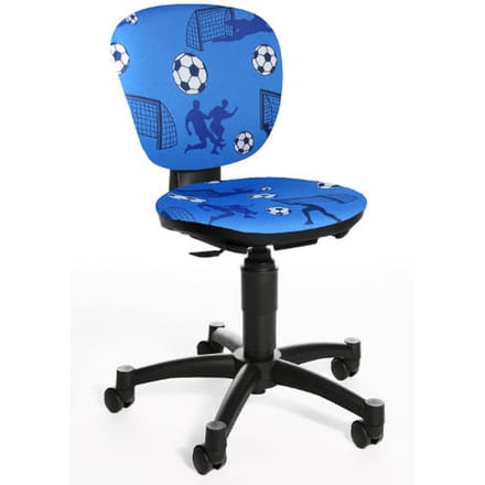 MAXX KID - Kinder bureaustoel Blauw Stof