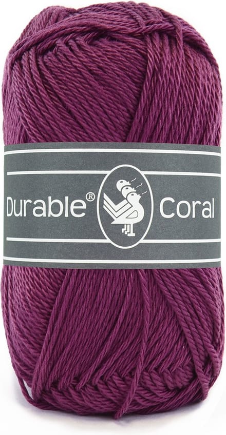 Durable Coral - 249 plum - Gemerceriseerd Katoen Garen