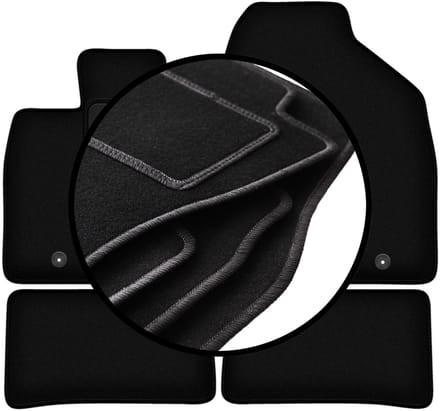 Complete set veloursmatten voor: Lexus CT 200H hatchback (2010-2020)