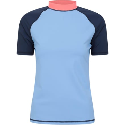 Mountain Warehouse Dames/Dames UV-beschermende Rash Guard (Lichtblauw)