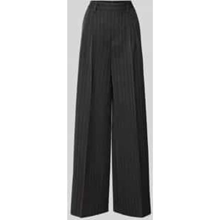 Stoffen broek met achterzakken
