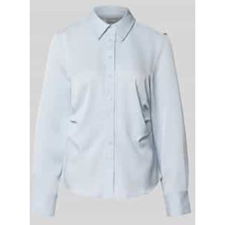 Regular fit blouse met lange mouwen met overhemdkraag