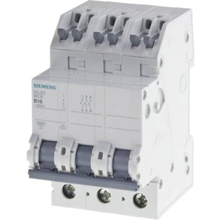 Siemens 5SJ63166KS 5SJ6316-6KS Zekeringautomaat 16 A