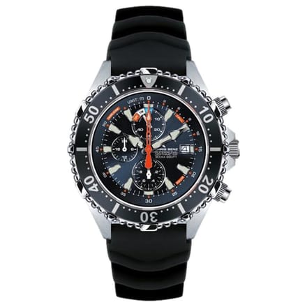 Chris Benz - CB-C300X-NB-KBS - Duikershorloge - Unisex - Quartz