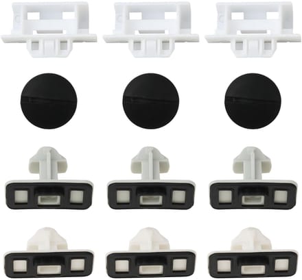 Dailygoods - 23 Stuks Auto Zijrok Behoud Clip Set