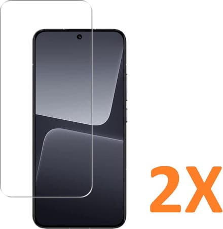 Screenprotector Glas - Tempered Glass Screen Protector Geschikt voor: Xiaomi 13 - 2x