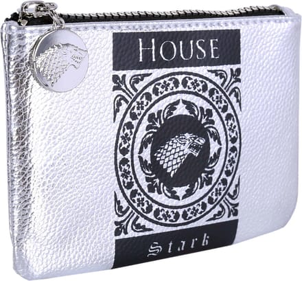 Zilveren toilettasje, portemonnee Game of Thrones