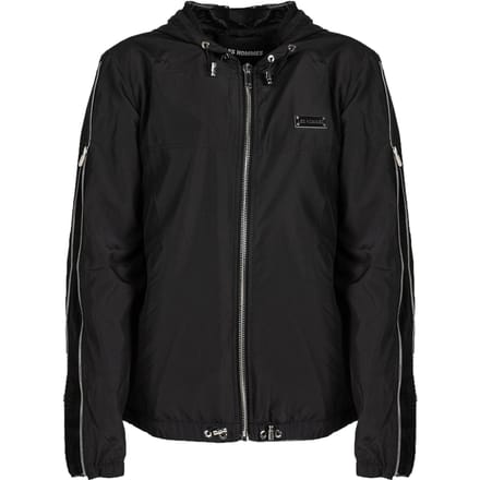 Les Hommes jas Windbreaker Mannen zwart
