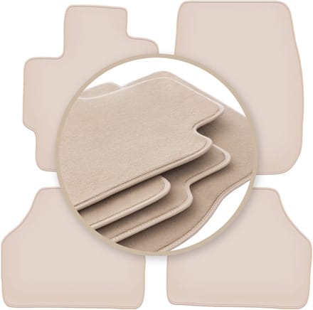 PREMIUM beige matten voor: Mazda Premacy I minivan 1999-2005