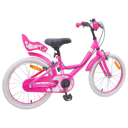 vidaXL - Kinderfiets - 18 - Inch - voor - 5-7 - jaar - oud - Roze