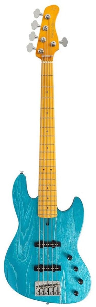 Sire V6 5/OTB Marcus Miller actieve 5-snarige basgitaar Ocean Turquoise Blue