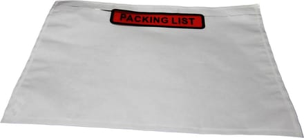 1000 stuks - Paklijstenveloppen A5 - 228 x 165mm – documents enclosed - transparant