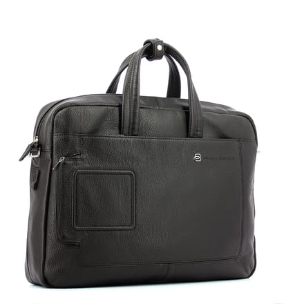 Dubbel handvat laptop aktetas Vibe 15.6 Piquadro TESTA MORO