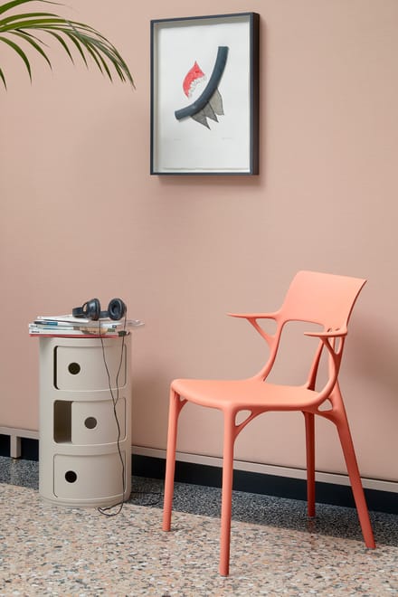 Flos - Coordinates staande lamp - geanodiseerd champagne - goud