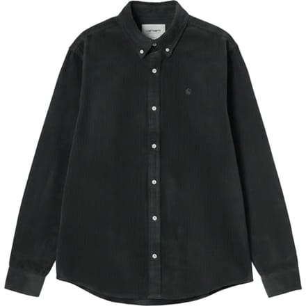 Regular Fit vrijetijdsoverhemd met gestikt logo model 'MADISON'
