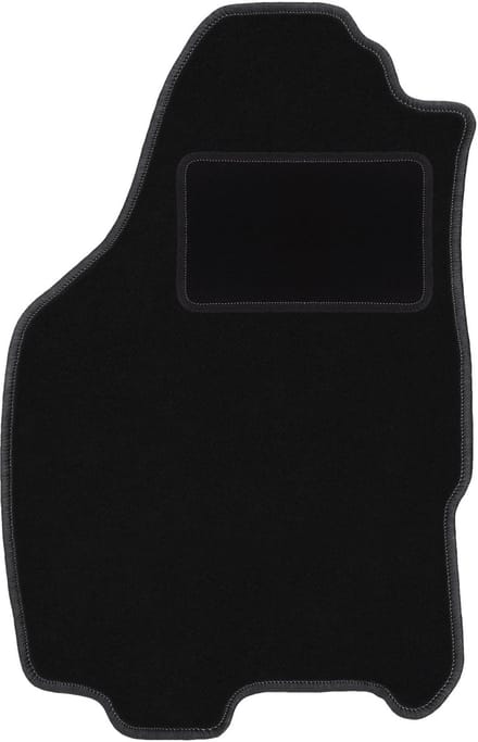 Bestuurdersmat zwart voor: Lancia Ypsilon II hatchback (2003-2011)