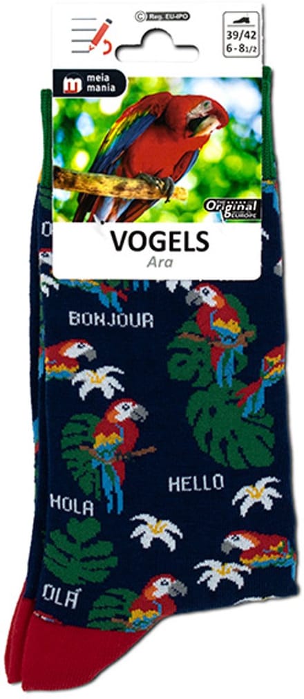MM Sokken Papegaaien maat 43/46
