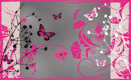 Poster | Roze | 104 x 70,5 cm