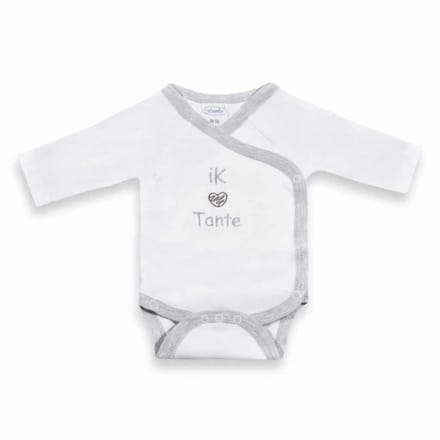 Funnies Romper Ik 'Hartje' Tante met grijze bies
