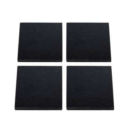 Granieten onderzetters - 10 x 10 cm - 4 stuks