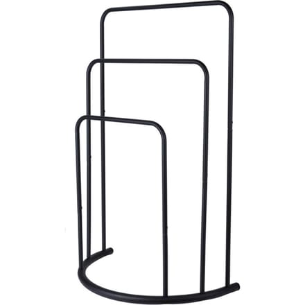 Metalen handdoekenstandaard zwart 75 cm breed