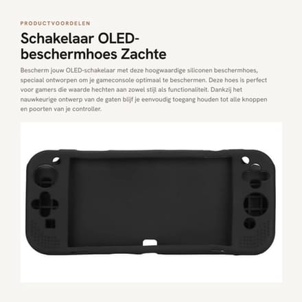 Dailygoods - Schakelaar voor OLED-hoes - Zachte Siliconen