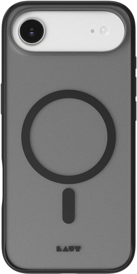 LAUT HUEX PROTECT Hoesje, Mat, Soft-Touch Afwerking, MagSafe® Compatibel, IMPKT Cell® Valbescherming, iPhone Air, Black