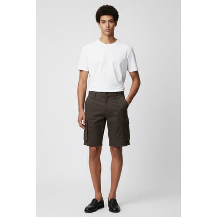 French Connection Cargo Tech Shorts Khaki Taglia: S | Pantaloncini Outlet | Uomo | Marrone