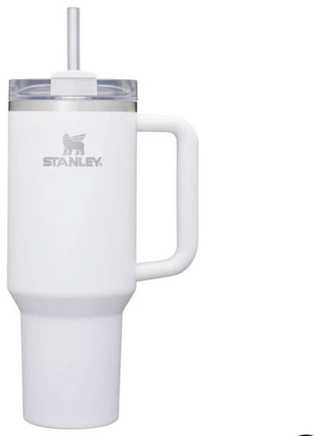 Stanley Quencher 40oz - H2.0 flowstate- Brilliant White- stanley cup