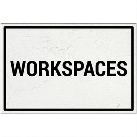 Workspaces bord | Forex Re materiaal | 18 x 12 cm