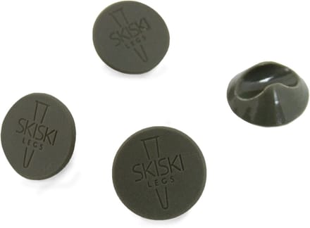 SkiSki Legs vloerbeschermers - set van 4 - voor 12 mm poten - grijs
