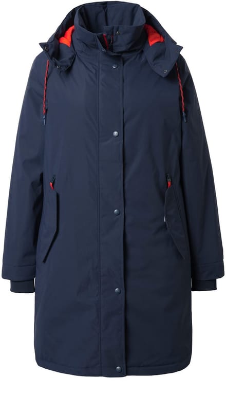 Laurasøn - Dames - Functionele jas all-seasonjas capuchon - Marine - Maat 40+