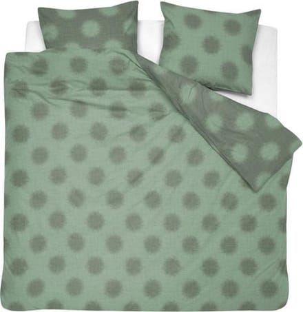 Damai Joda Dekbedovertrek - Eenpersoons - 135x200 + 80x80 cm - Green
