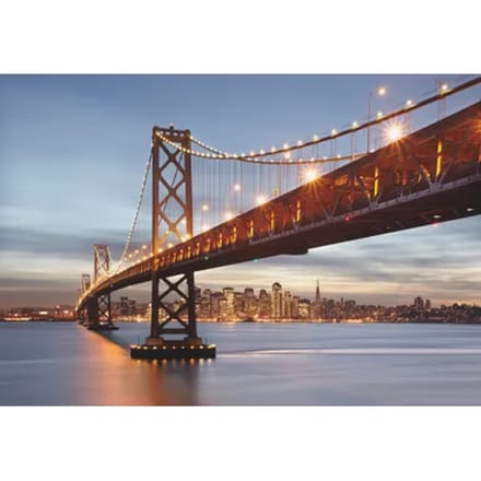 Komar Fotobehang Bay Bridge - Meerkleurig - 2,54m X 368cm