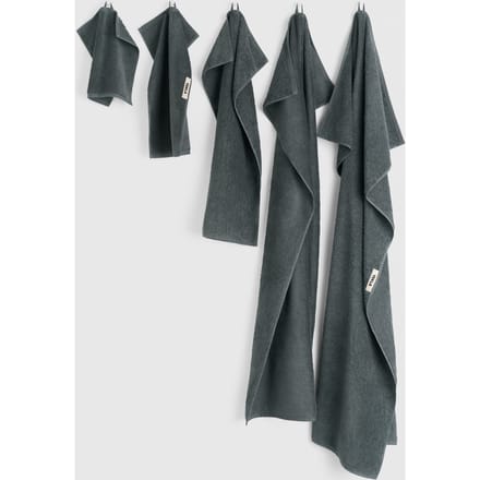 Tekla Unisex Hand Towel Charcoal Grey Größe: 50X80 | Handtücher Outlet | Unisex | Schwarz