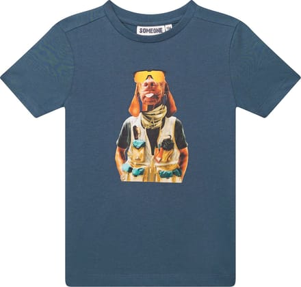 Someone ISAAC-SB-02-H Jongens T-shirt - JEANS BLUE