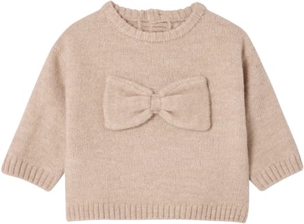Vertbaudet Gebreide trui baby sweater met strik in volume
