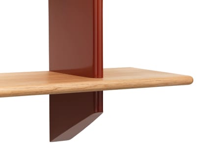 Vitra Rayonnage Mural Wandregal - japanese red - Eiken