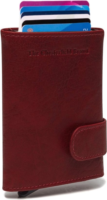 The Chesterfield Brand - Leren Pasjeshouder Rood Mannheim