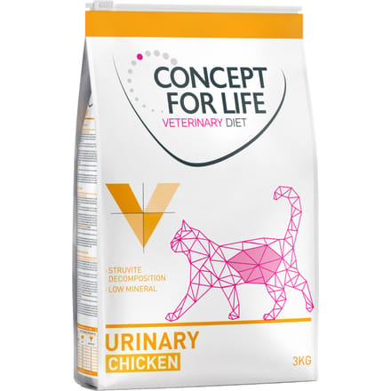 Voordeelpakket Concept for Life Veterinary Diet Kattenvoer 3 x 3 kg Urinary (3 x 3 kg)