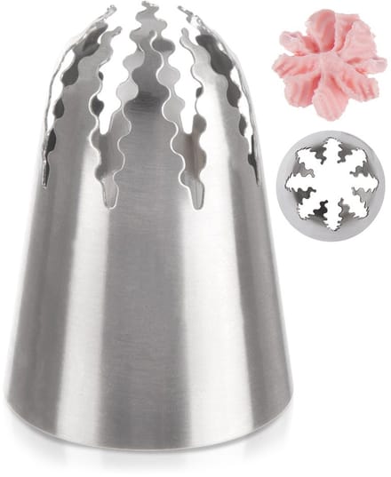 Spuitmond Edelstaal Ster - Spuitmondjes voor Spuitzak - Decoratie - Cupcake