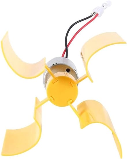 Wind Generator Kit - Kleine Motor - Energie Opwekken - Verticale Turbine - 66 Gram - Wit