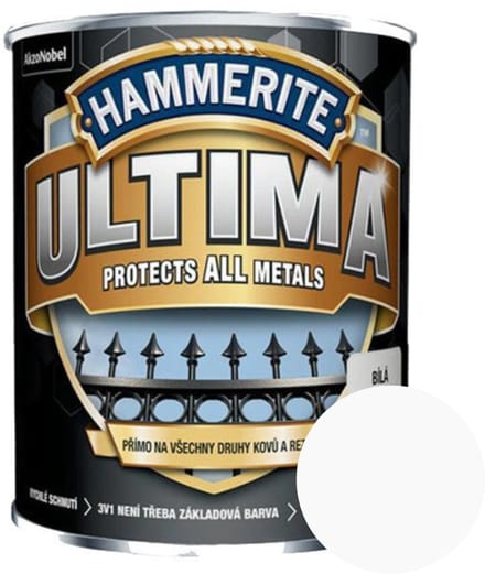 Hammerite ULTIMA 0,75, Wit Matt